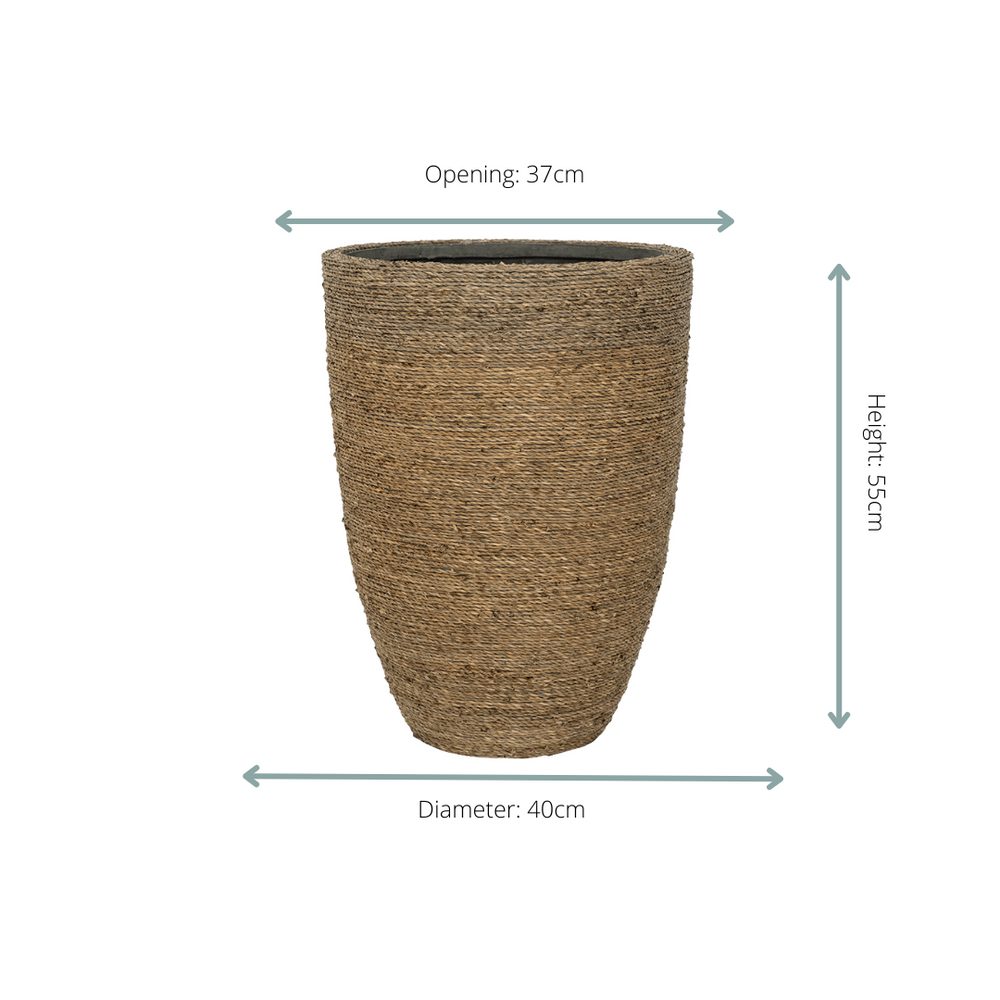 Pot Ben paille Ø40 × H55